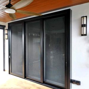 3 Panel - Security Mesh Multi Sliding Door
